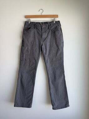 Ariat Rebar M4 Relaxed Straight Work Pants Gray Cargo Mens 30x30